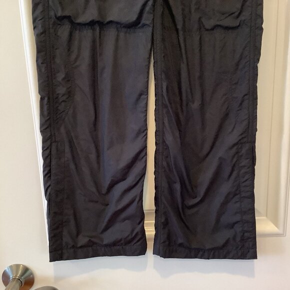 Tail Tech Pants Size Small Black Nylon Blend Athletic Rouched Legs Gym Tie Waist - Picture 4 of 14